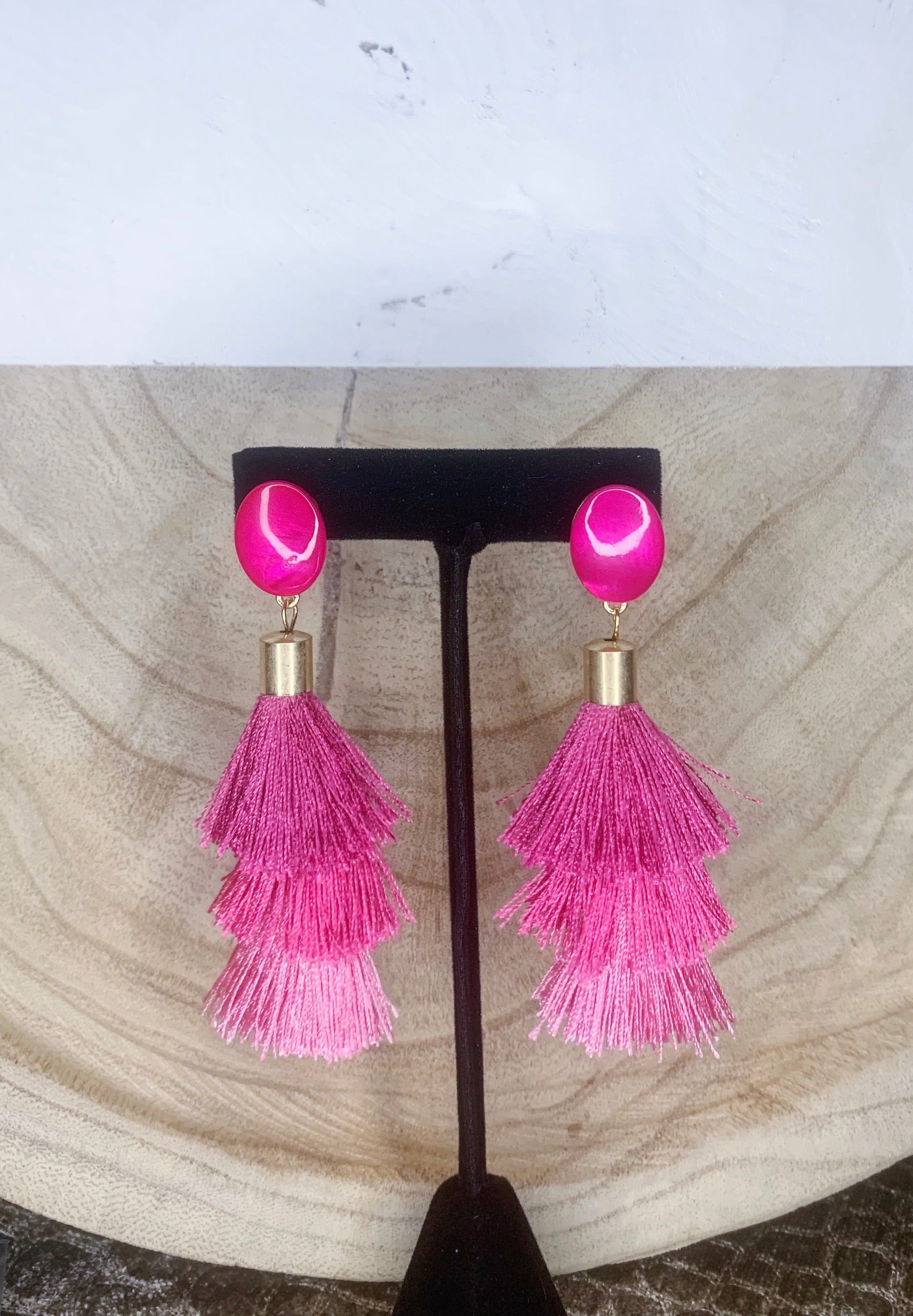 Girls Night Out Earring in Pink Ombre