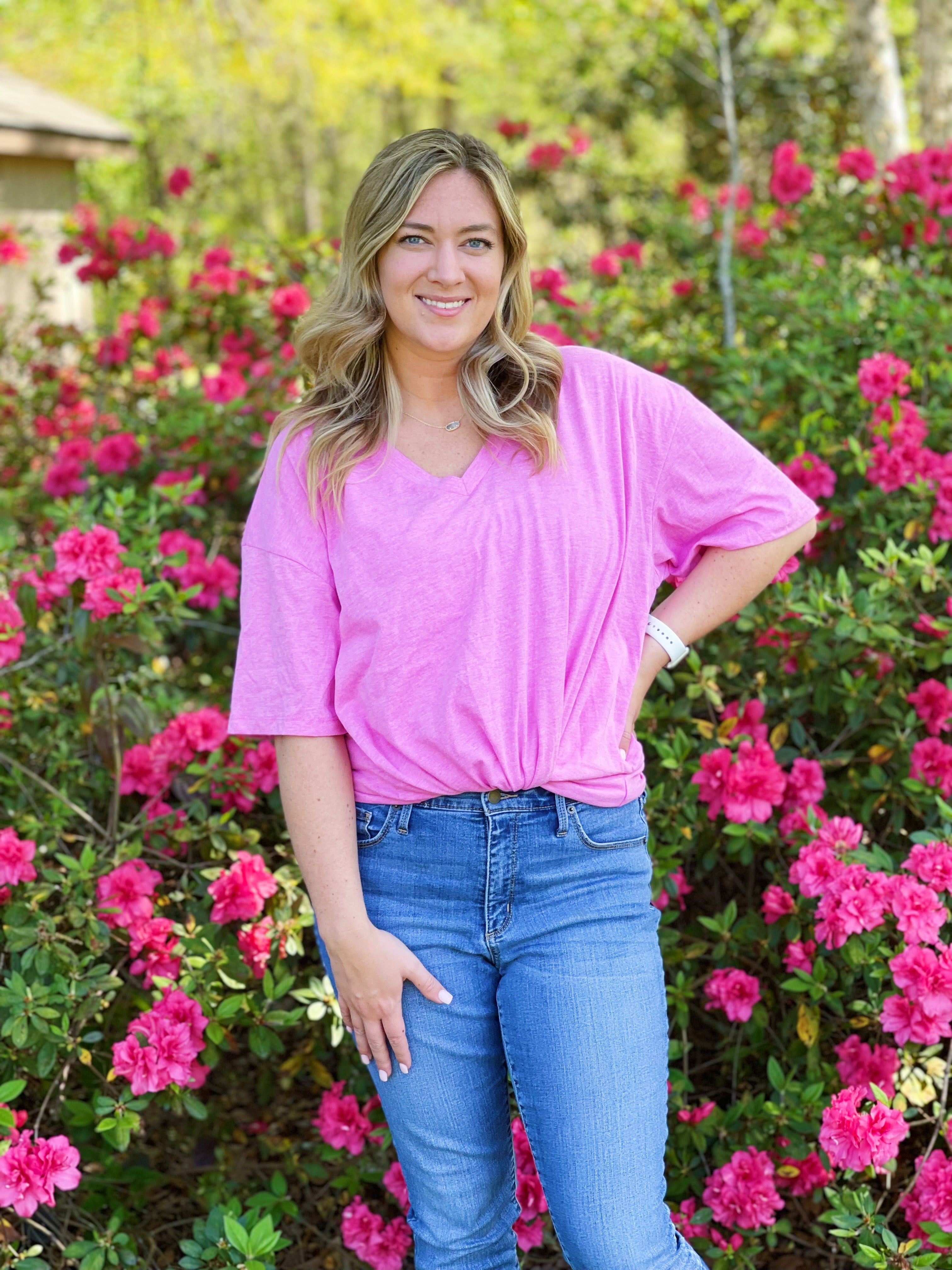 Lauren Top - Fuchsia