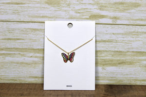 Becky Necklace -butterfly