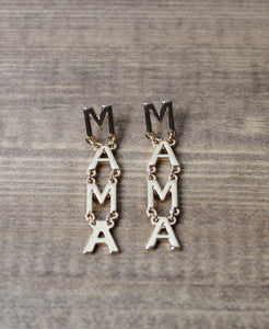 Gold Mama earrings