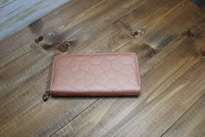 Large wallet with zipper